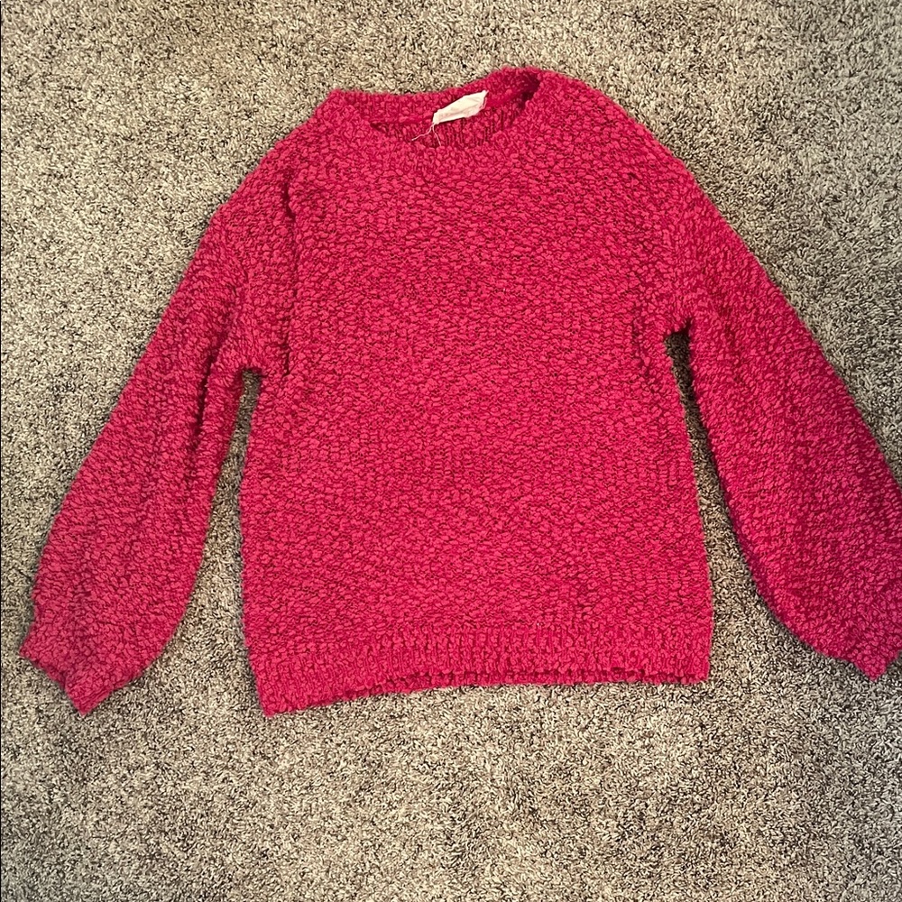 Hayden Girls Pink Sweater